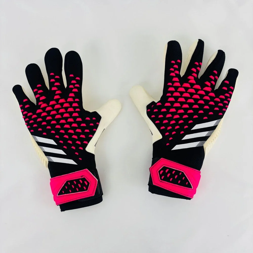 New Adidas‎ Predator GL Pro Goalkeeper Gloves Black Pink Size 5 Soccer